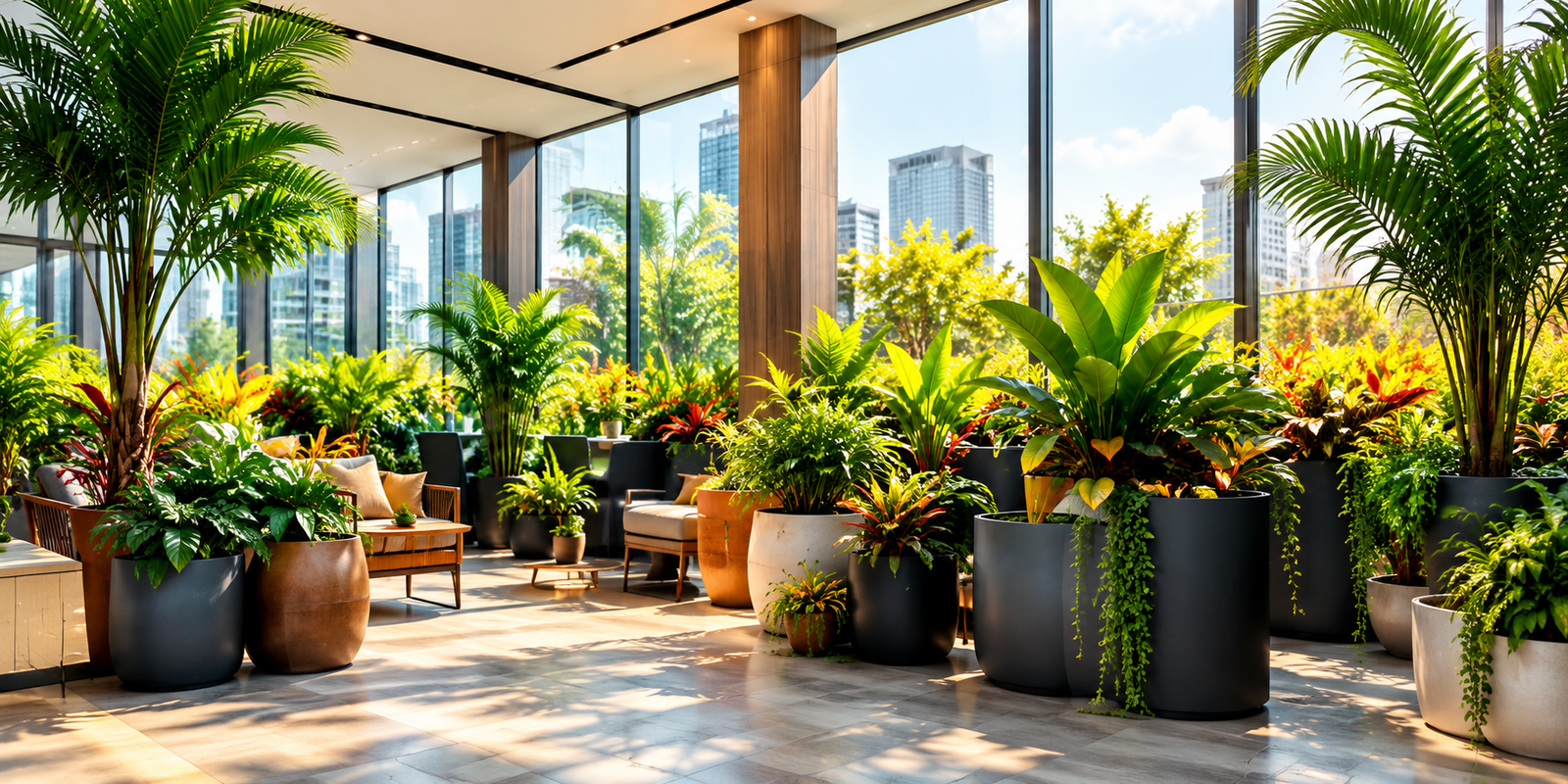 Green office landscape